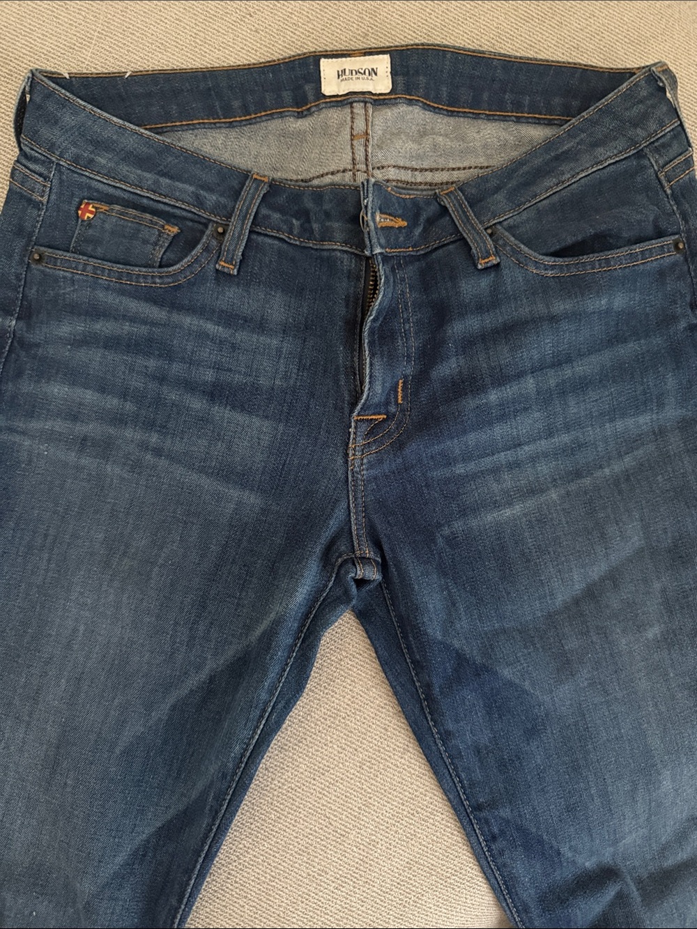 Hudson Ferris 24” bell bottom flare jeans